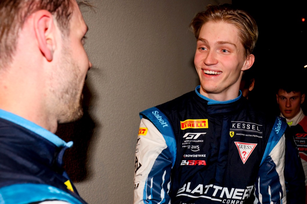 Conrad Laursen spændt på debut i 24-timersløb på Spa.
(Foto: SRO Motorsports Group)